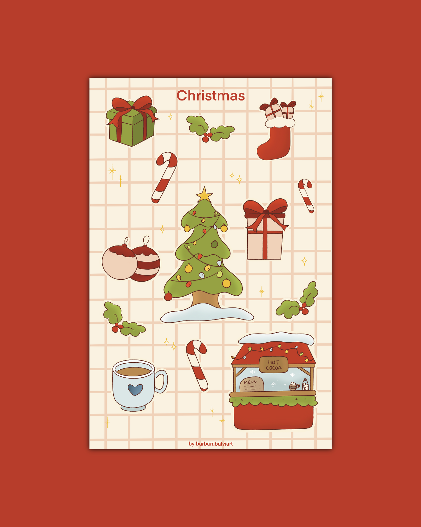 Christmas Sticker Sheet