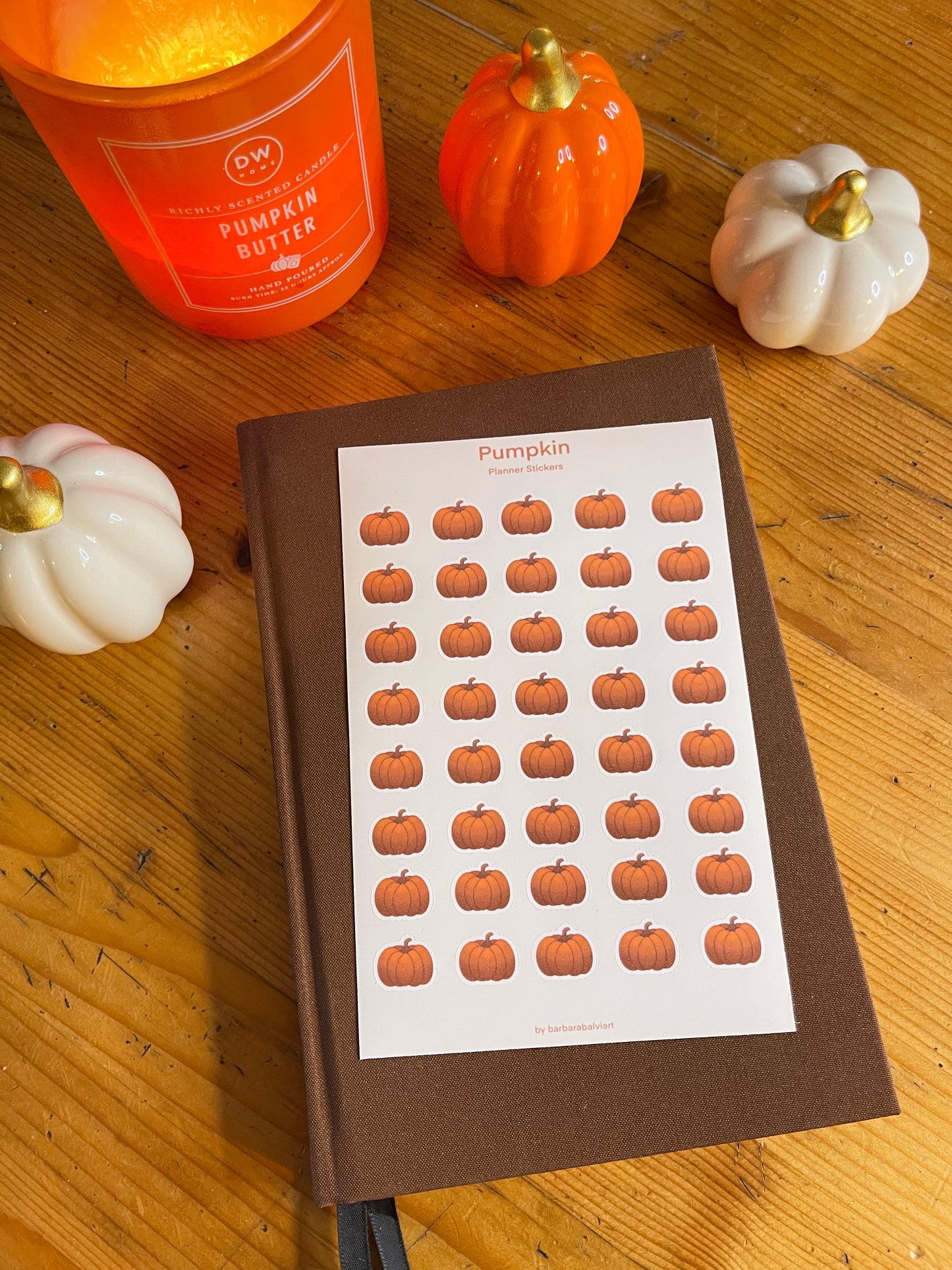 Pumpkin Planner Stickers