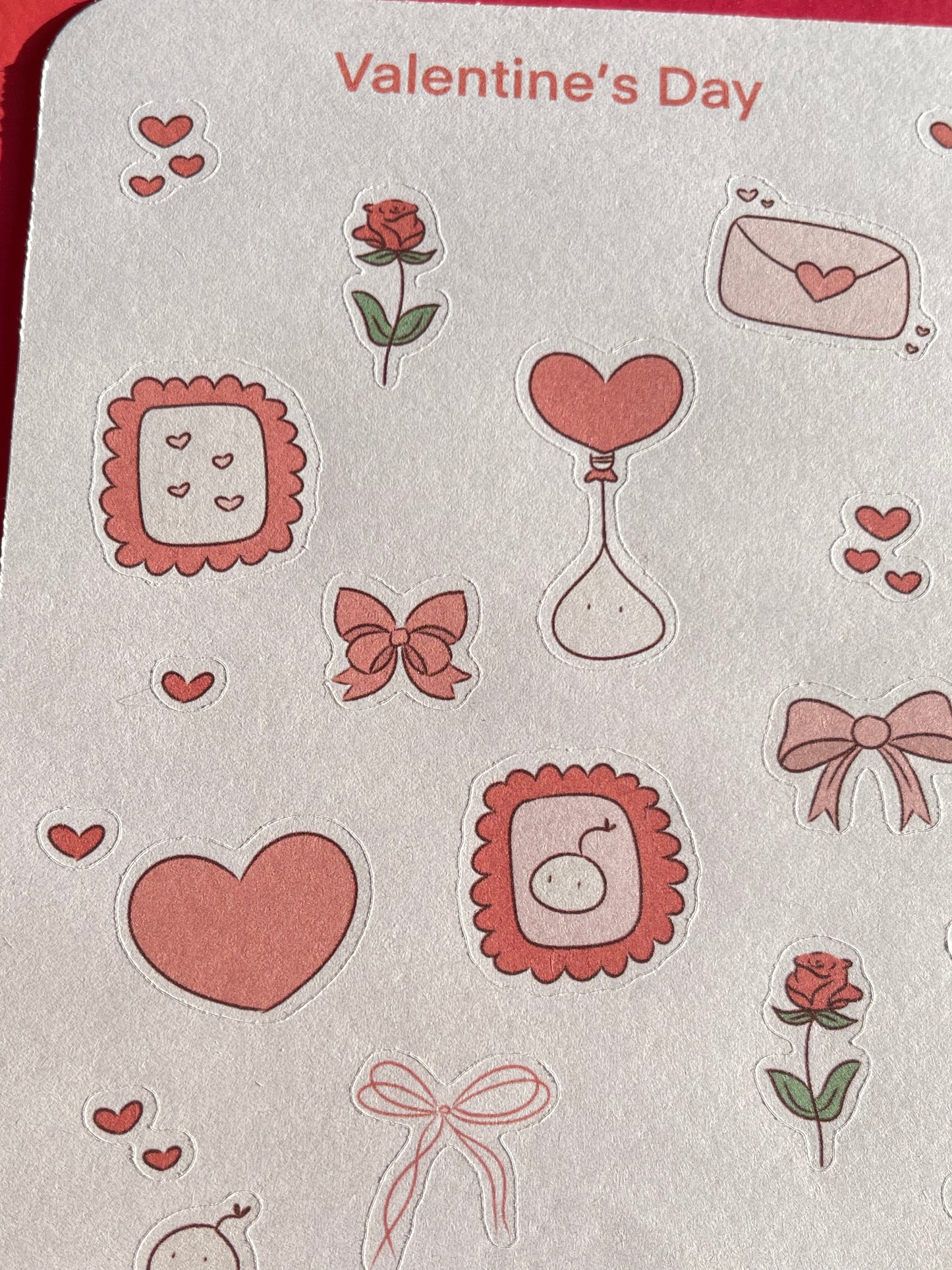 Valentine's Day Sticker Sheet