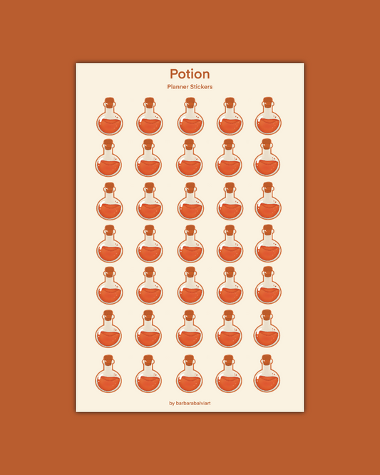 Potion Planner Sticker Sheet