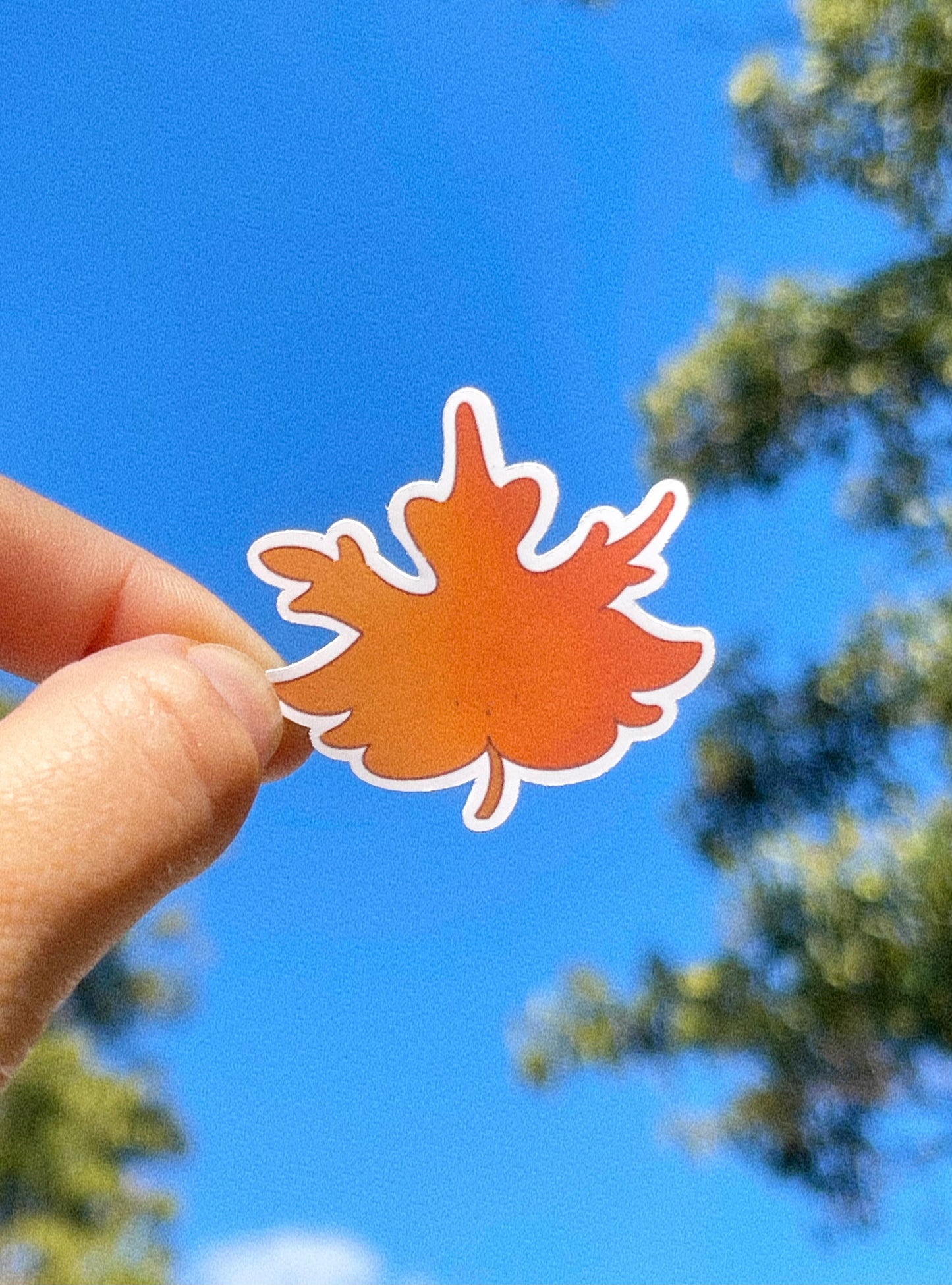 Autumn Leaf Sticker